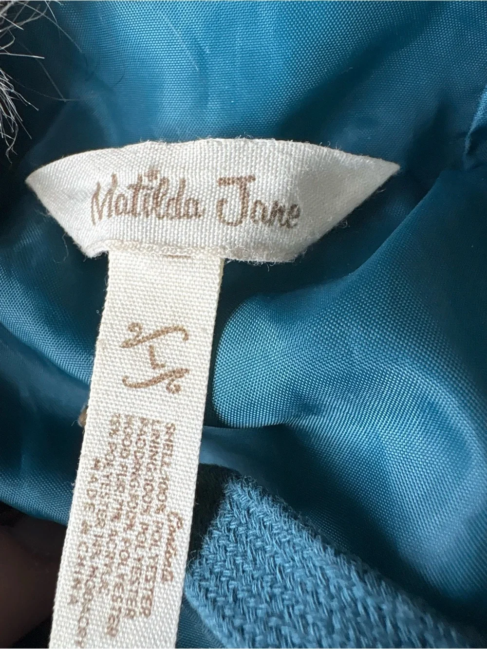 Matching mommy and me set!!!! Matilda Jane Teal Floral Hooded Puffers!
